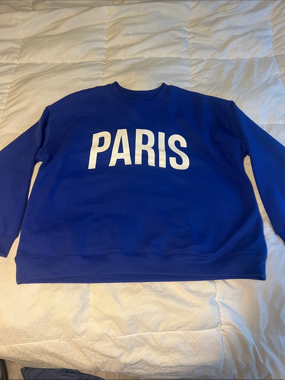 Sonoma Royal Blue PARIS Pullover Sweatshirt